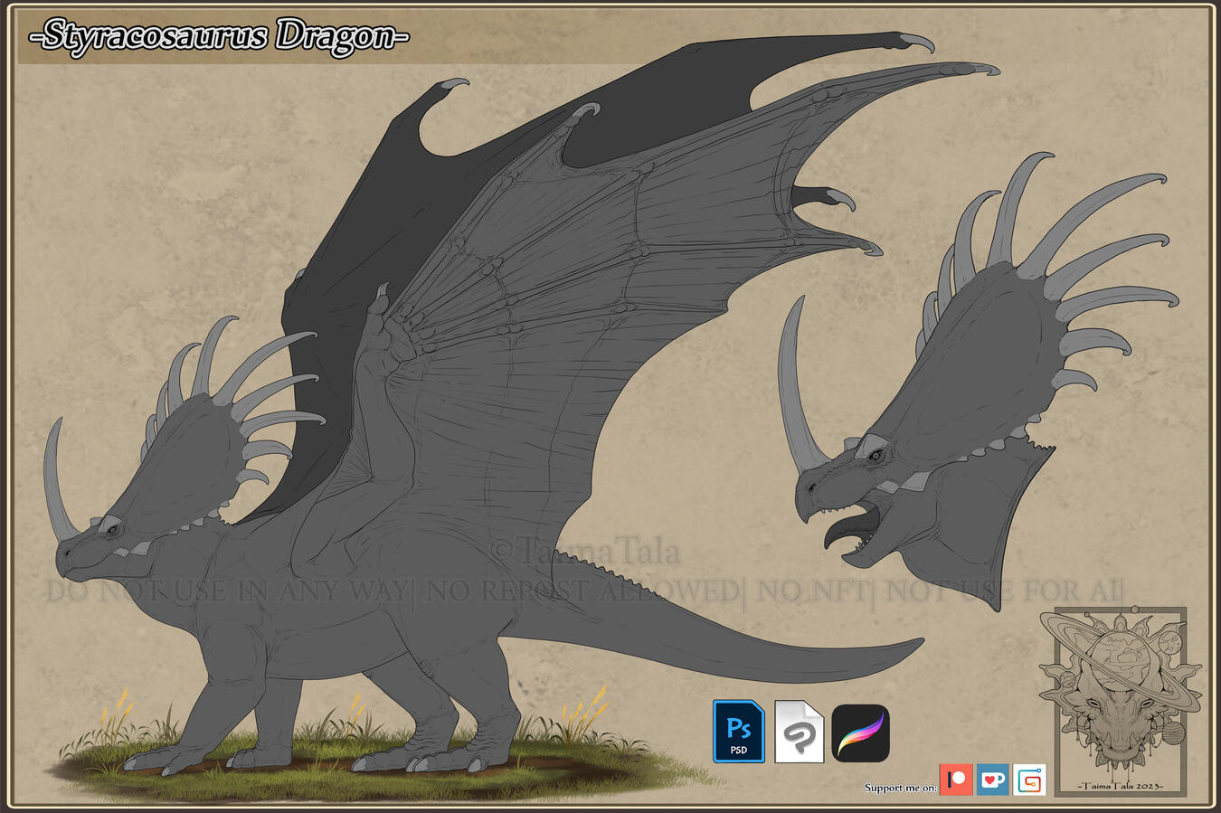 Styracosaurus Dragon