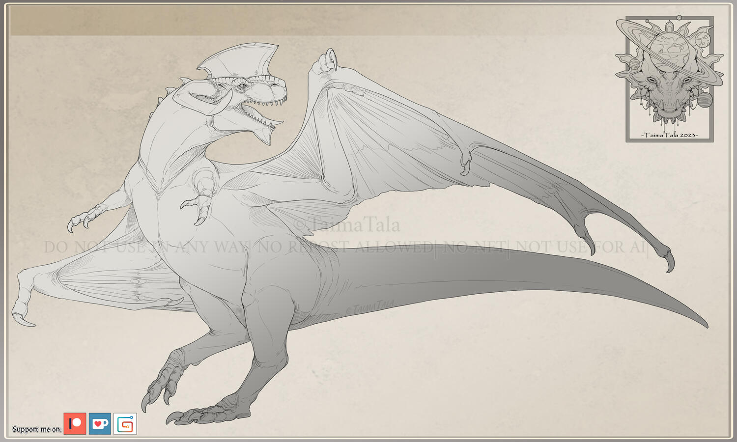 Axe Head Dragon