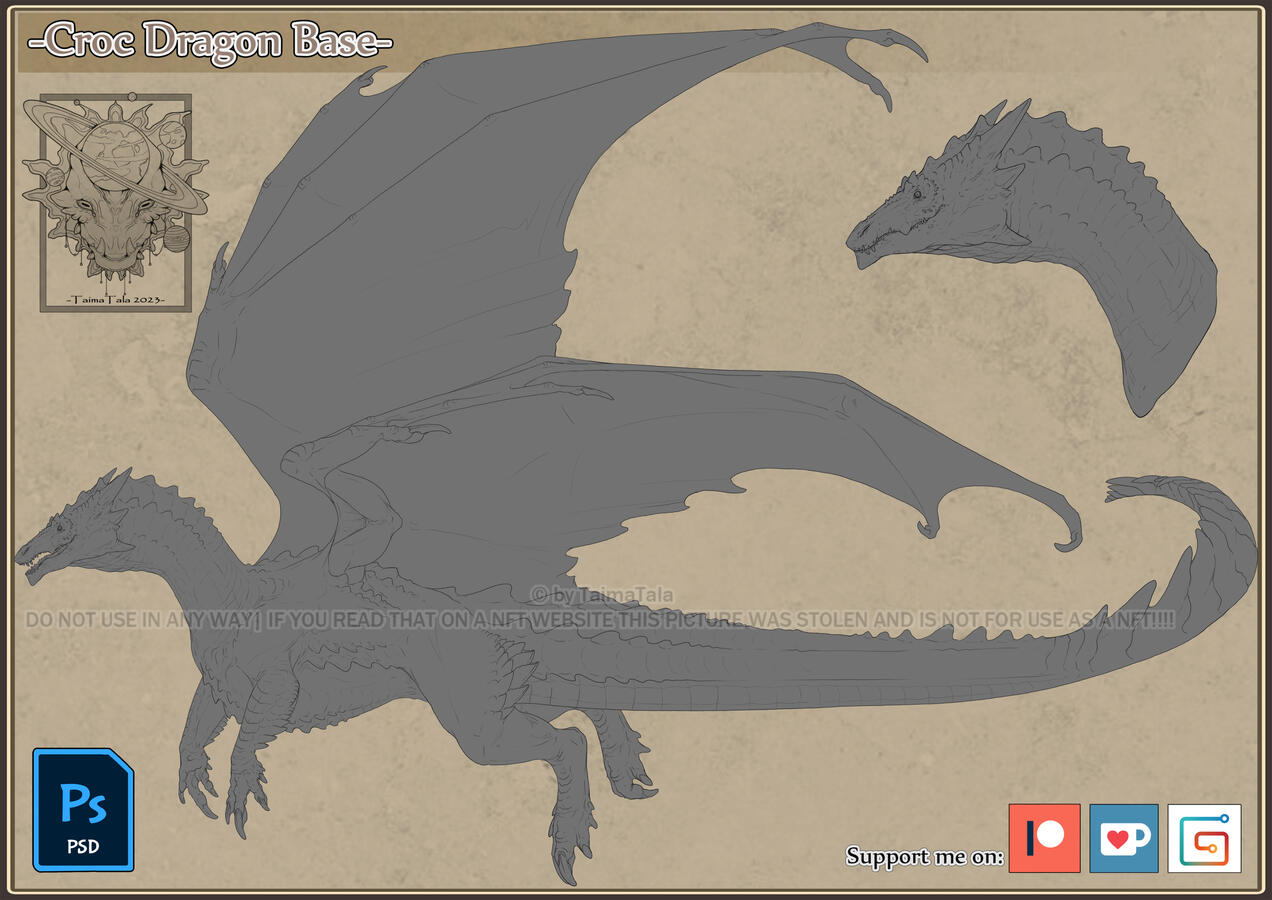 Croc Dragon Base